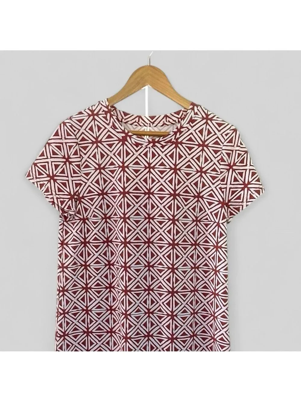 Southern Tide-Women's Chanelle Performance Geo Dress-Dusty Coral-size M-NWT - Picture 11 of 11